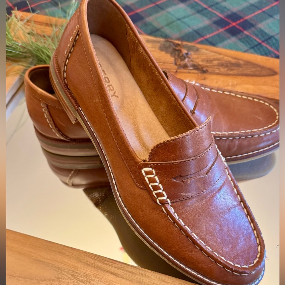Classic Brown Leather Loafers